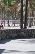 IMOGEN THOMAS in Swimsuit at Jumeirah Beach