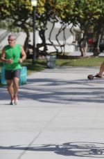 IMOGEN THOMAS in Swimsuit at Jumeirah Beach