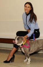 IRINA SHAYK at ASPCA Adoption Center in New York