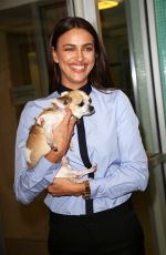 IRINA SHAYK at ASPCA Adoption Center in New York