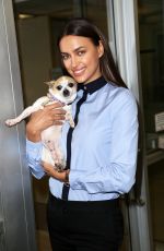 IRINA SHAYK at ASPCA Adoption Center in New York