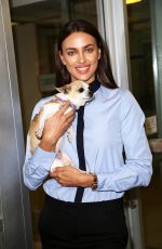 IRINA SHAYK at ASPCA Adoption Center in New York
