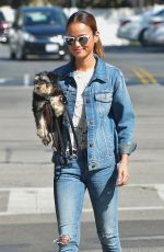 JAMI CHUNG in Ripped Jeans Out in Los Angeles 1203