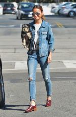 JAMI CHUNG in Ripped Jeans Out in Los Angeles 1203