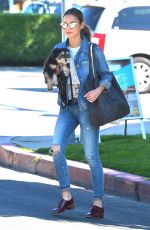 JAMI CHUNG in Ripped Jeans Out in Los Angeles 1203