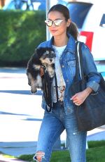 JAMI CHUNG in Ripped Jeans Out in Los Angeles 1203
