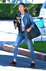 JAMI CHUNG in Ripped Jeans Out in Los Angeles 1203