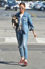 JAMI CHUNG in Ripped Jeans Out in Los Angeles 1203