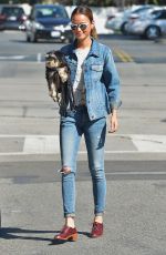 JAMI CHUNG in Ripped Jeans Out in Los Angeles 1203
