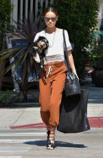 JAMI CHUNG Out with Her Dog in West Hollywood