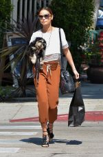 JAMI CHUNG Out with Her Dog in West Hollywood