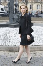 JANE LEVY at Miu Miu Fashion Show in Paris