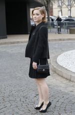 JANE LEVY at Miu Miu Fashion Show in Paris