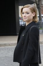 JANE LEVY at Miu Miu Fashion Show in Paris
