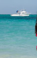 JANEL PARRISH in Bikini at Beach on the Turks & Caicos Resort Villages & Spa in Providenciales