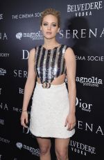 JENNIFER LAWRENCE at Serena Screening in New York
