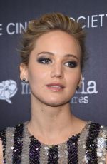 JENNIFER LAWRENCE at Serena Screening in New York