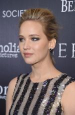 JENNIFER LAWRENCE at Serena Screening in New York