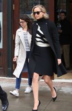 JENNIFER LAWRENCE Leaves Greenwich Hotel in New York