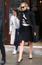 JENNIFER LAWRENCE Leaves Greenwich Hotel in New York