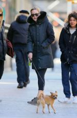 JENNIFER LAWRENCE Walks Her Dog Out in New York