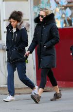 JENNIFER LAWRENCE Walks Her Dog Out in New York