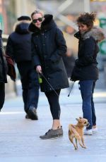 JENNIFER LAWRENCE Walks Her Dog Out in New York