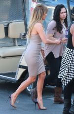 JENNIFER LOPEZ Arrieves at American Idol Set in West Hollywood