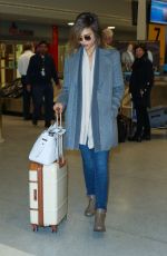 JESSICA ALBA Arrives at JFK Airport in New York 1003