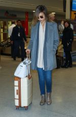 JESSICA ALBA Arrives at JFK Airport in New York 1003
