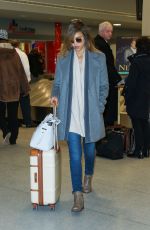JESSICA ALBA Arrives at JFK Airport in New York 1003