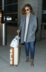 JESSICA ALBA Arrives at JFK Airport in New York 1003