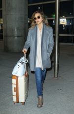 JESSICA ALBA Arrives at JFK Airport in New York 1003