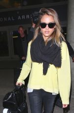 JESSICA ALBA Arrives at Los Angeles International Airport 0703