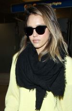 JESSICA ALBA Arrives at Los Angeles International Airport 0703