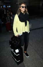 JESSICA ALBA Arrives at Los Angeles International Airport 0703