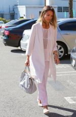 JESSICA ALBA Arrives at The Honest Company in Santa Monica