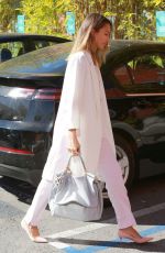JESSICA ALBA Arrives at The Honest Company in Santa Monica