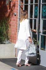 JESSICA ALBA Arrives at The Honest Company in Santa Monica