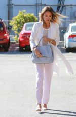 JESSICA ALBA Arrives at The Honest Company in Santa Monica