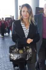 JESSICA ALBA at LAX Airport in Los Angeles 0203