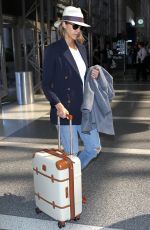 JESSICA ALBA Departing on a Flight at LAX Airport 2003