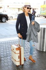 JESSICA ALBA Departing on a Flight at LAX Airport 2003