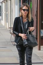 JESSICA ALBA leaves Kreation Juice in Beverly Hills