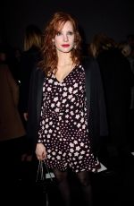 JESSICA CHASTAIN Arrives at Yves Saint Laurent Fashion Show in Paris
