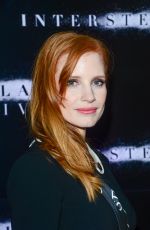 JESSICA CHASTAIN at Interstellar Live in London