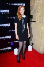 JESSICA CHASTAIN at Interstellar Live in London