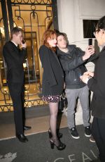 JESSICA CHASTAIN Night Out in Paris