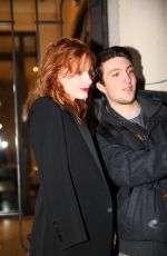 JESSICA CHASTAIN Night Out in Paris