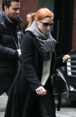 JESSICA CHASTAIN Out and About in New York 2103
